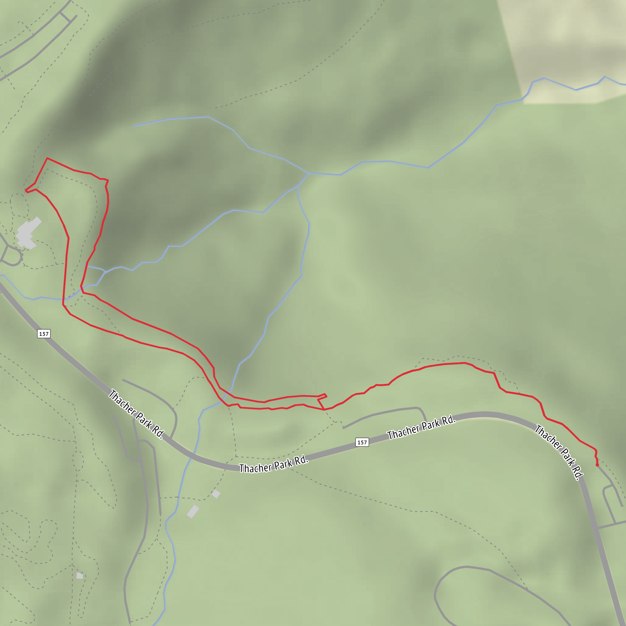 Minelot Falls via Indian Ladder Trail mobile static map