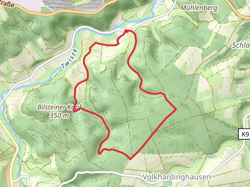 Bad Arolsen Wanderweg Loop
