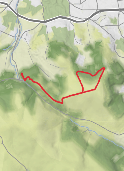 Dublin Mountains Way - Jun 28 mobile static map