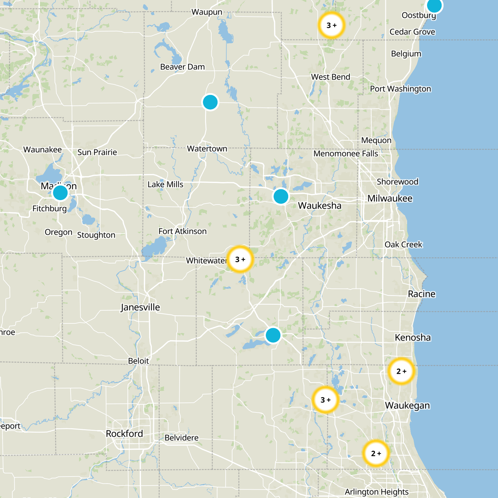 Jefferson County Static Map