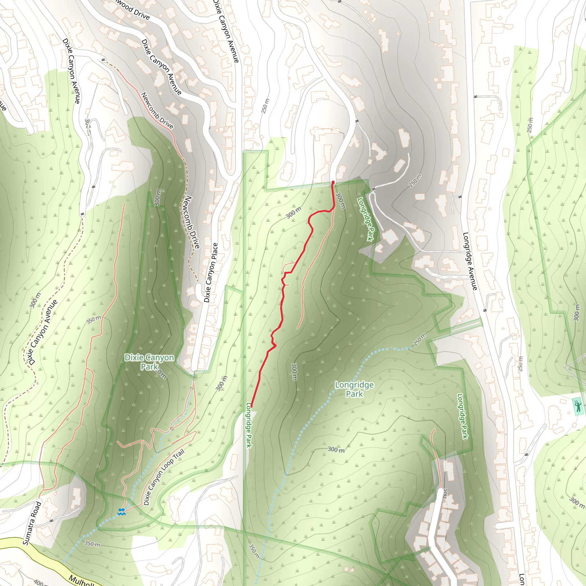 Longridge Trail mobile static map