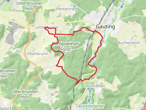 Unterbrunn and Ruine Karlsburg Loop