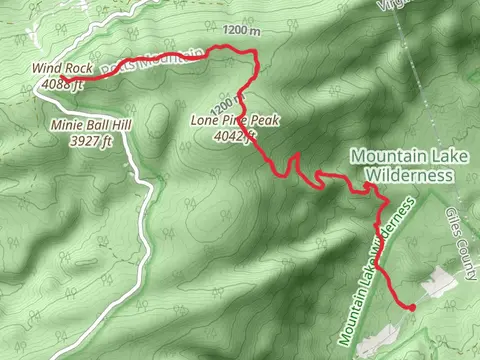 Salt Pond Mountain and Wind Rock via Appalachian Trail