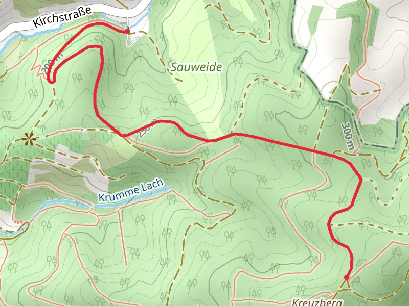 Oberrheingraben and Tiere des Waldes via Burgensteig Bergstrasse