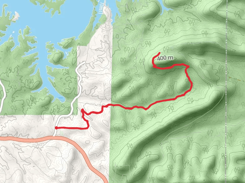 Lake Ouachita Vista Trail Out and Back