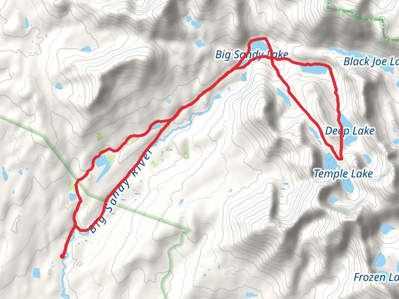 Big Sandy Lake, Clear Lake and V Lake Loop
