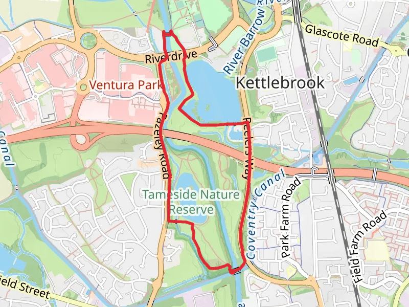 Tameside Nature Reserve and Borrowpit Lake Loop