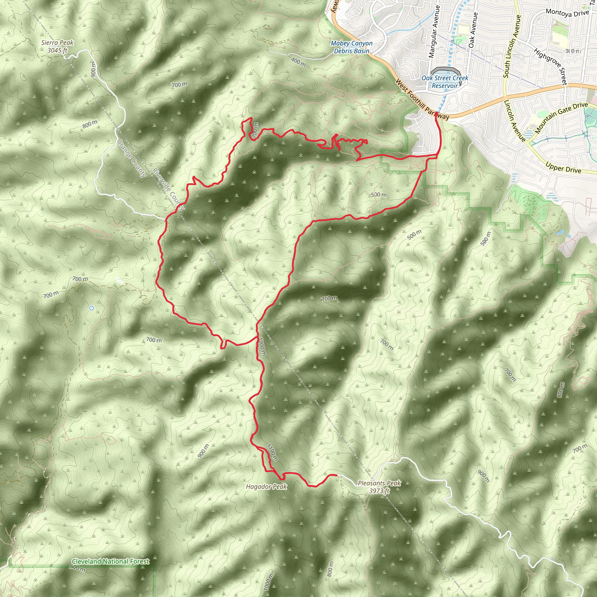 Skinsuit Loop Trail mobile static map