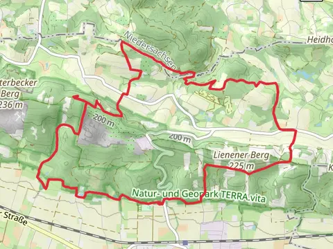 Lienener Berg, Duvensteine and Aldruper Berg Loop