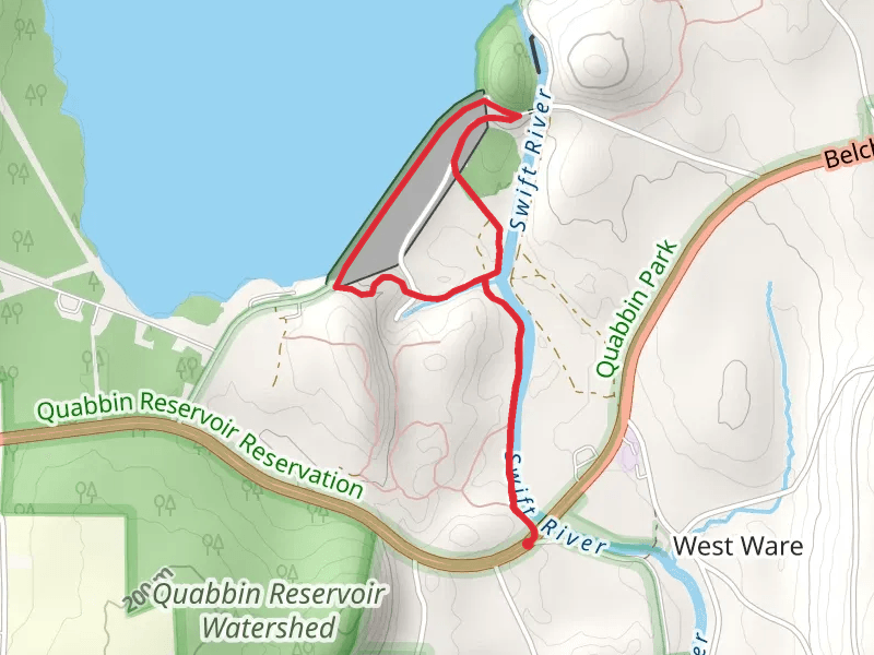 Visitor's Center Loop Trail via Swift River Trail