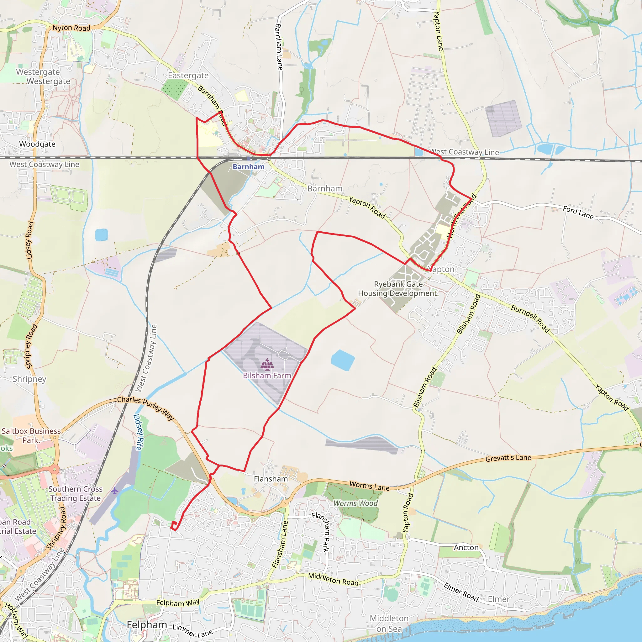 Barnham and Eastergate Country Park Loop | West Sussex | England