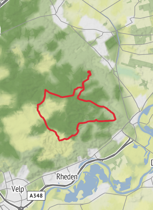 Rheden Wandelen mobile static map