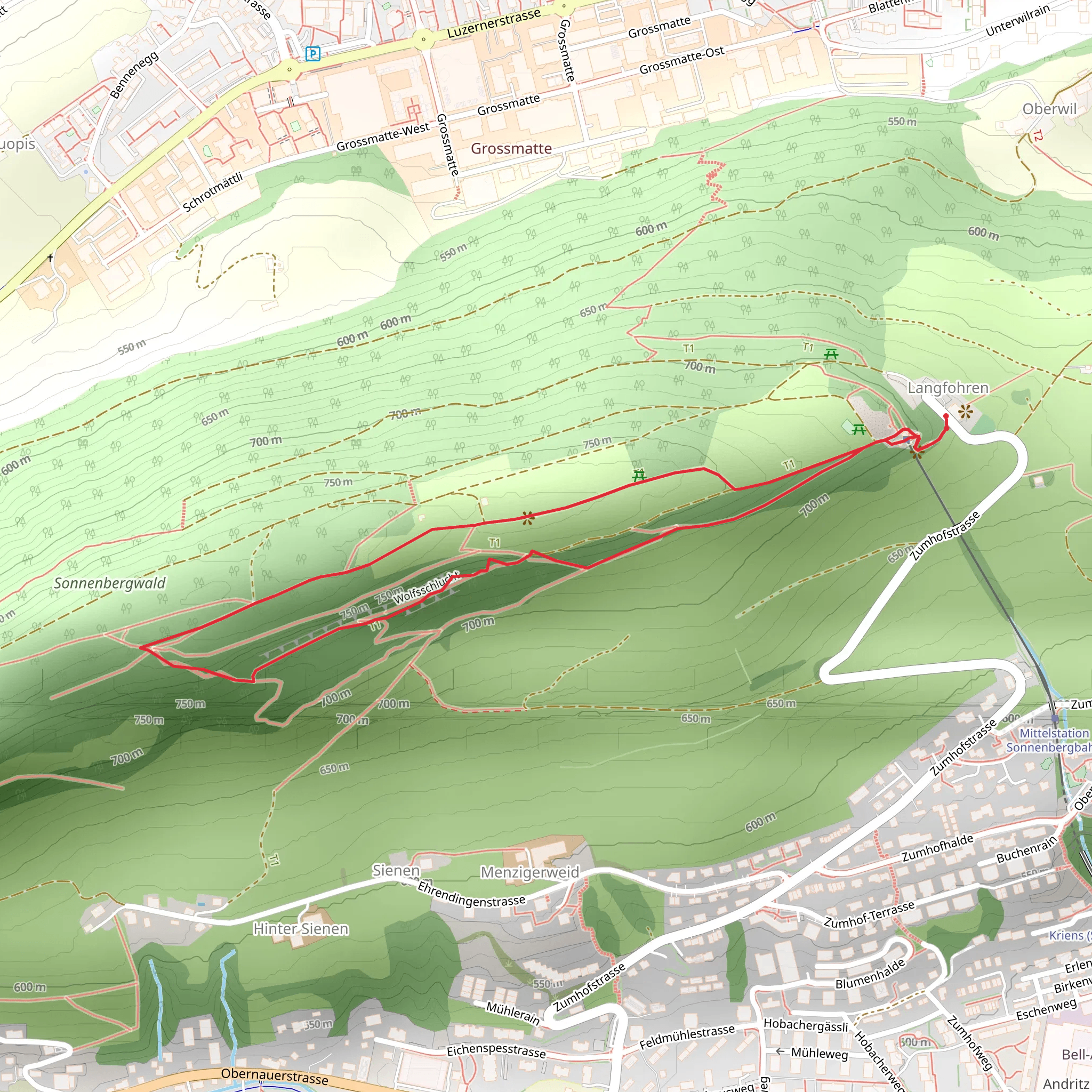 Zwergen Trail mobile static map