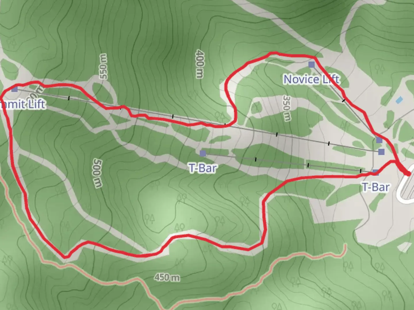 An image depicting the trail Glover Road Loop and its surrounding area.