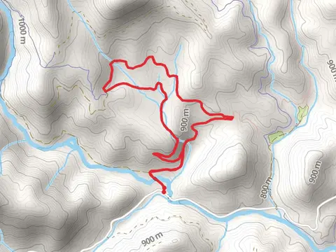 Lanning Ridge Road and Daniel Ridge Loop