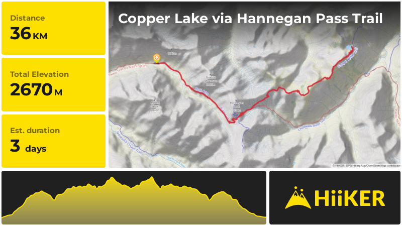Copper Lake via Hannegan Pass Trail | Whatcom County | Washington