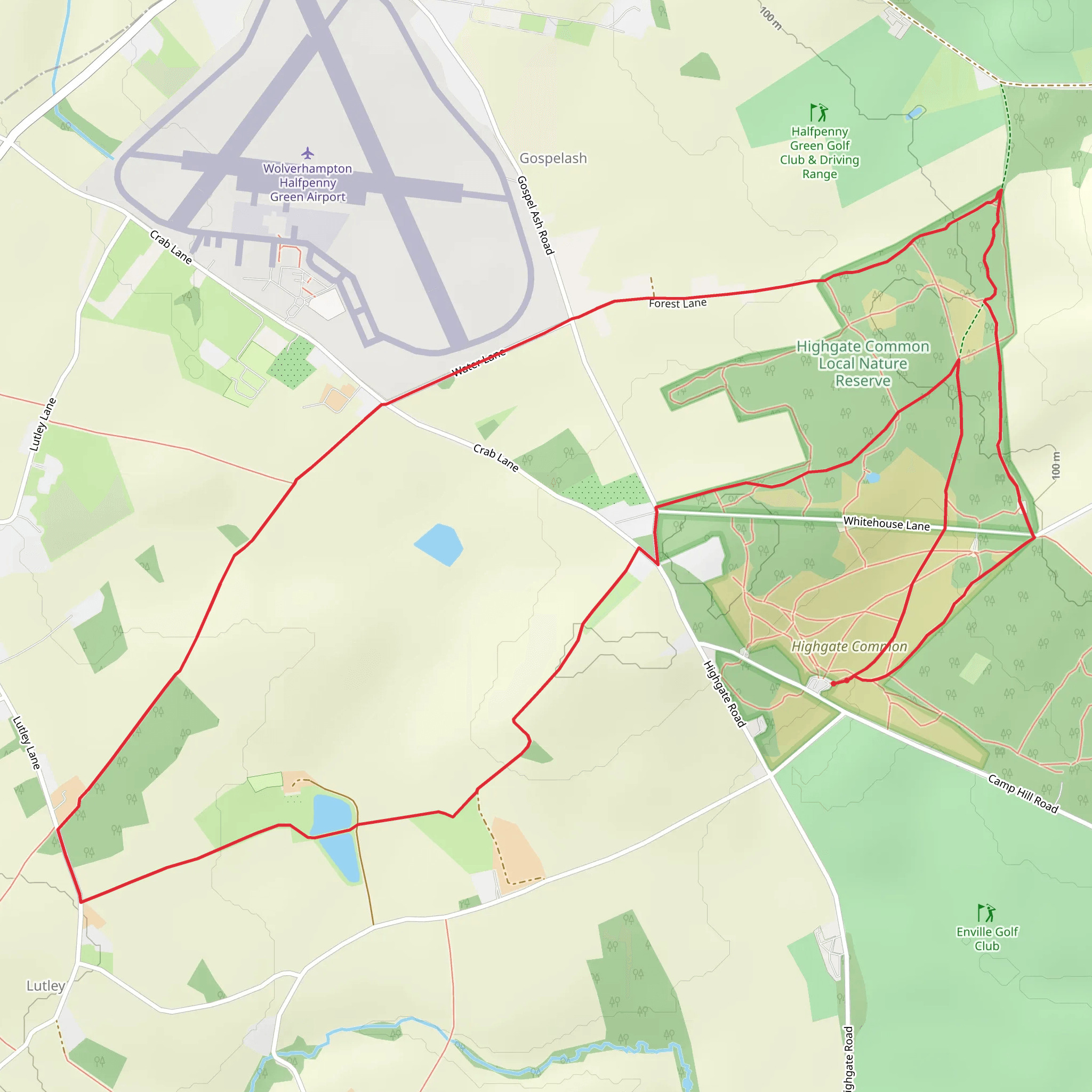 Highgate Common and Surrounding Country | Staffordshire | England