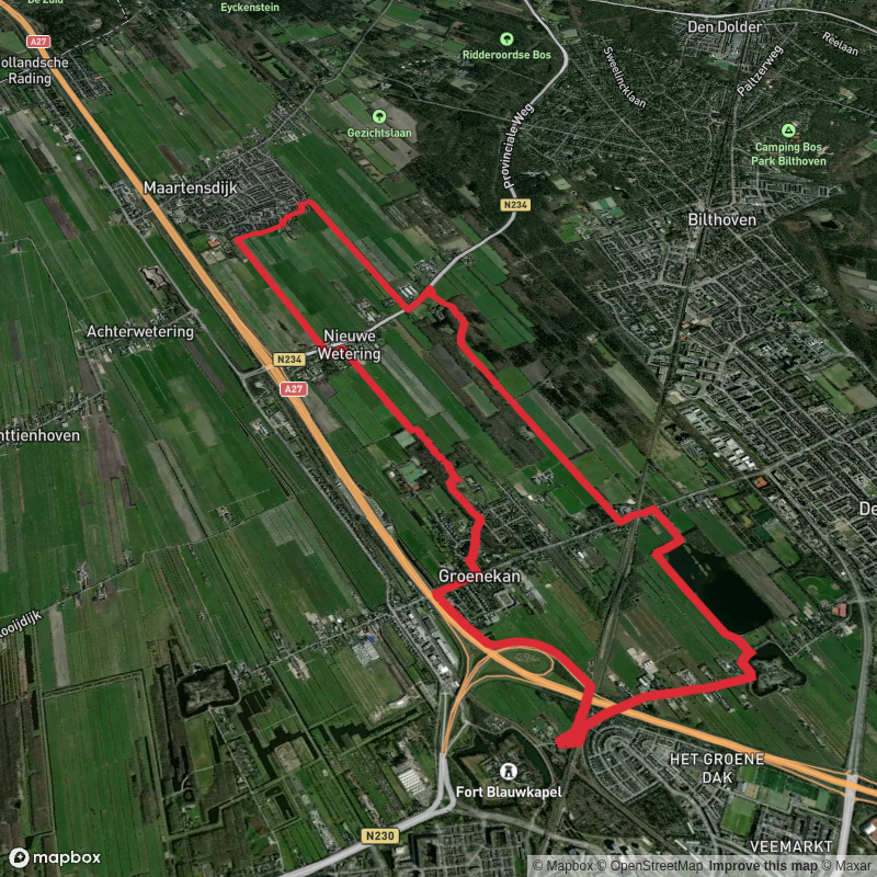 Hooge Kampse Plas and Groenekan Loop