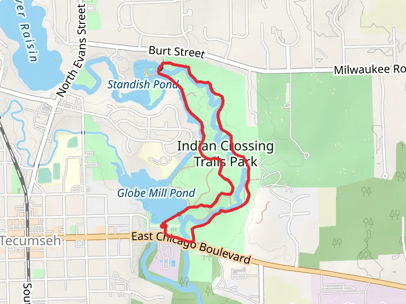 Main and North Loop Trail