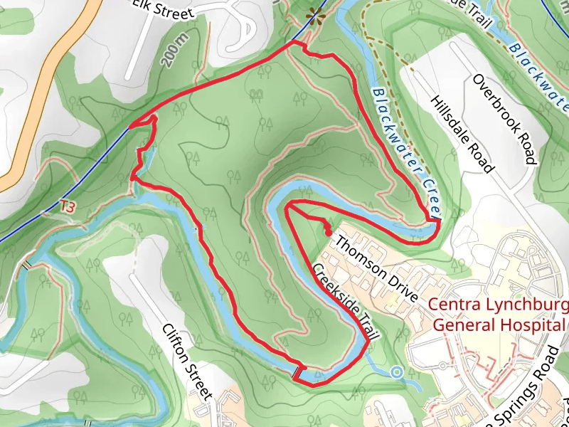 Beaver Trail, Elk Trail and Creekside Loop Trail
