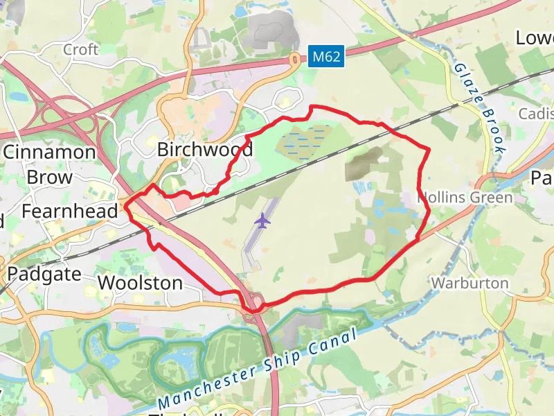 Risley Moss Country Park, Rixton Claypits Nature Reserve Loop - Birchwood