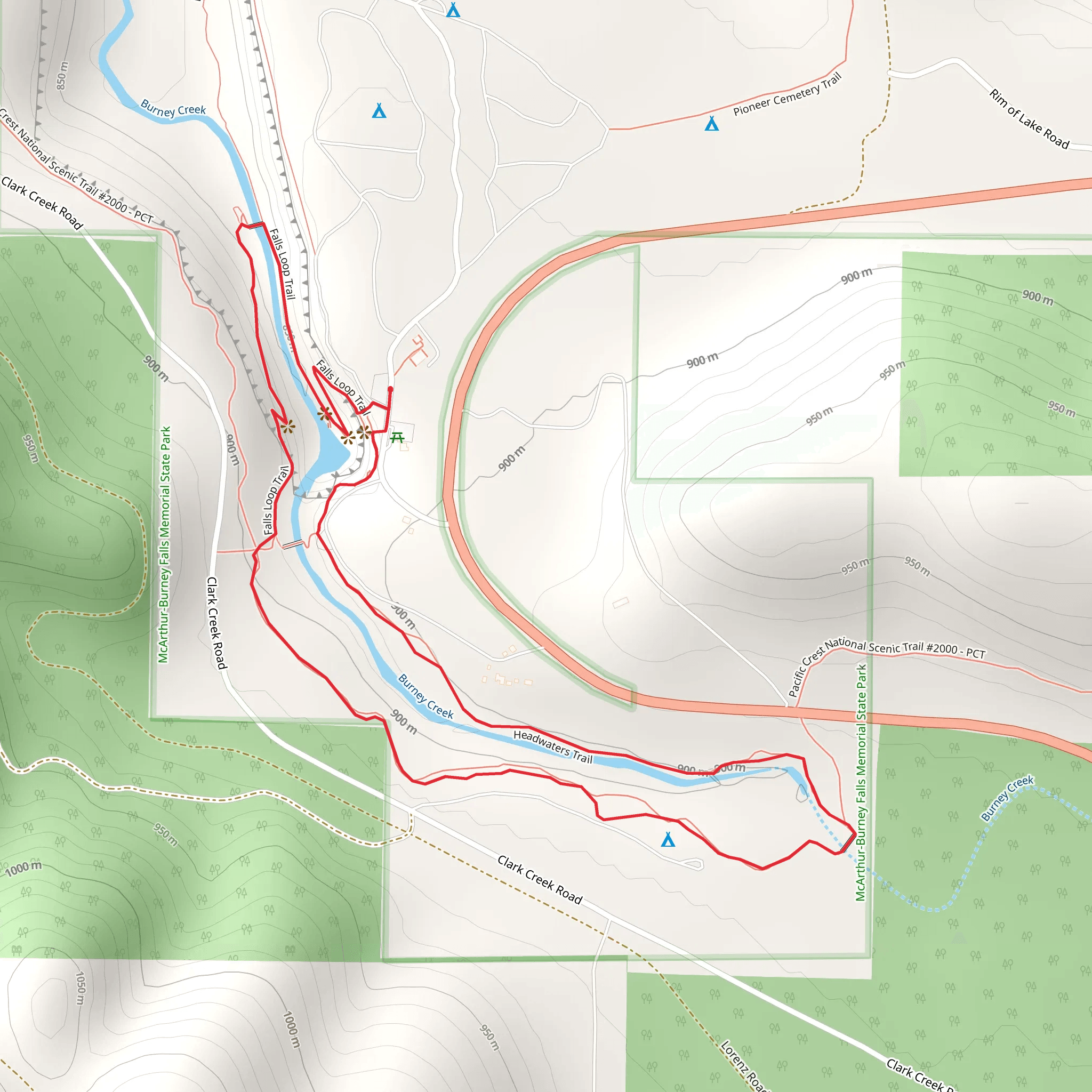 Headwater Lake, Headwaters and Falls Loop Trail | Shasta County | Cali