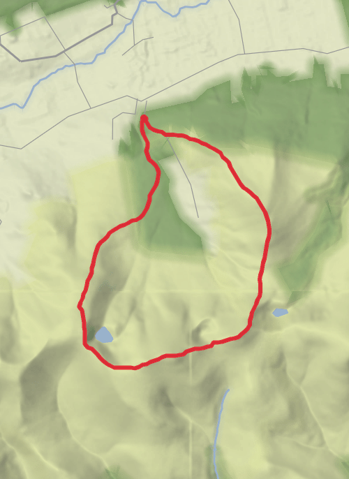 Hike from Tipperary mobile static map
