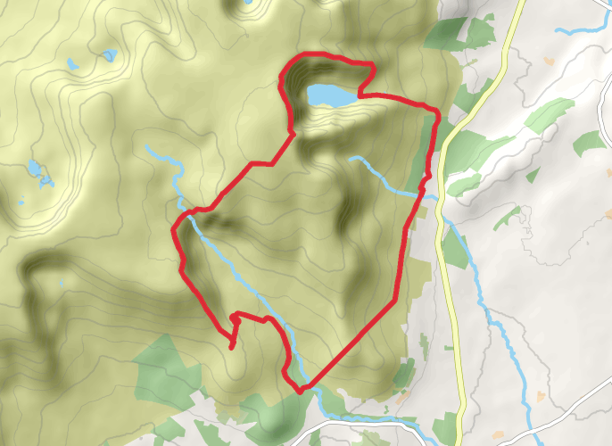 mahon falls comshingaun loop mobile static map