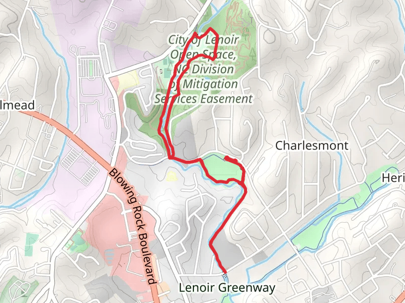 Lenoir Greenway Loop