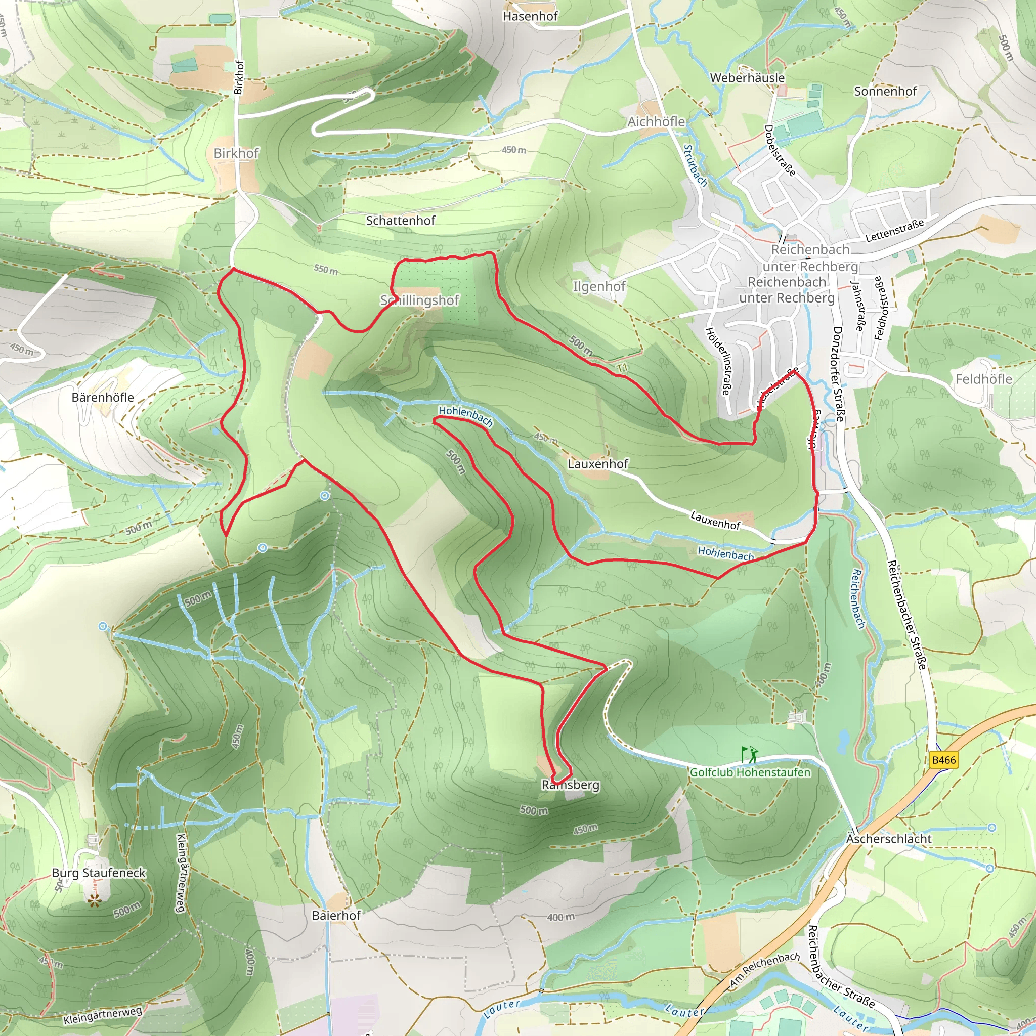 Walter Grupp Weg and Ramsberg mobile static map