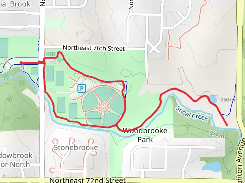 Shoal Creek and Happy Rock Loop Trail