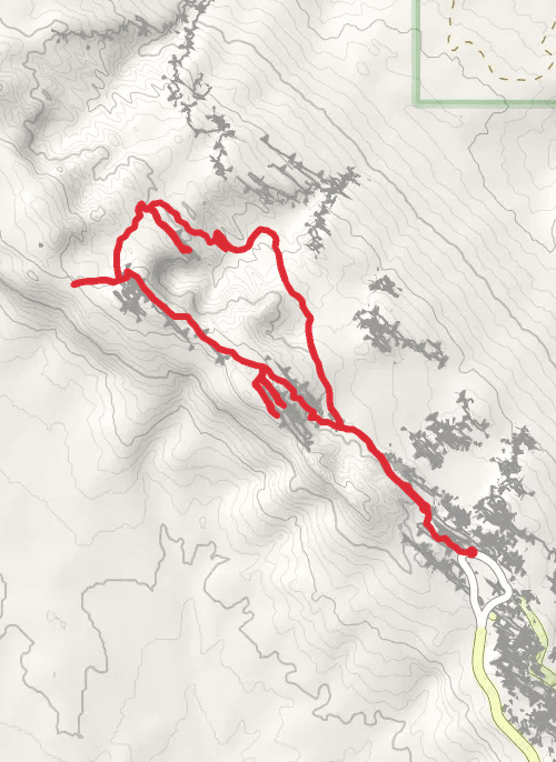 Grand County Hiking mobile static map
