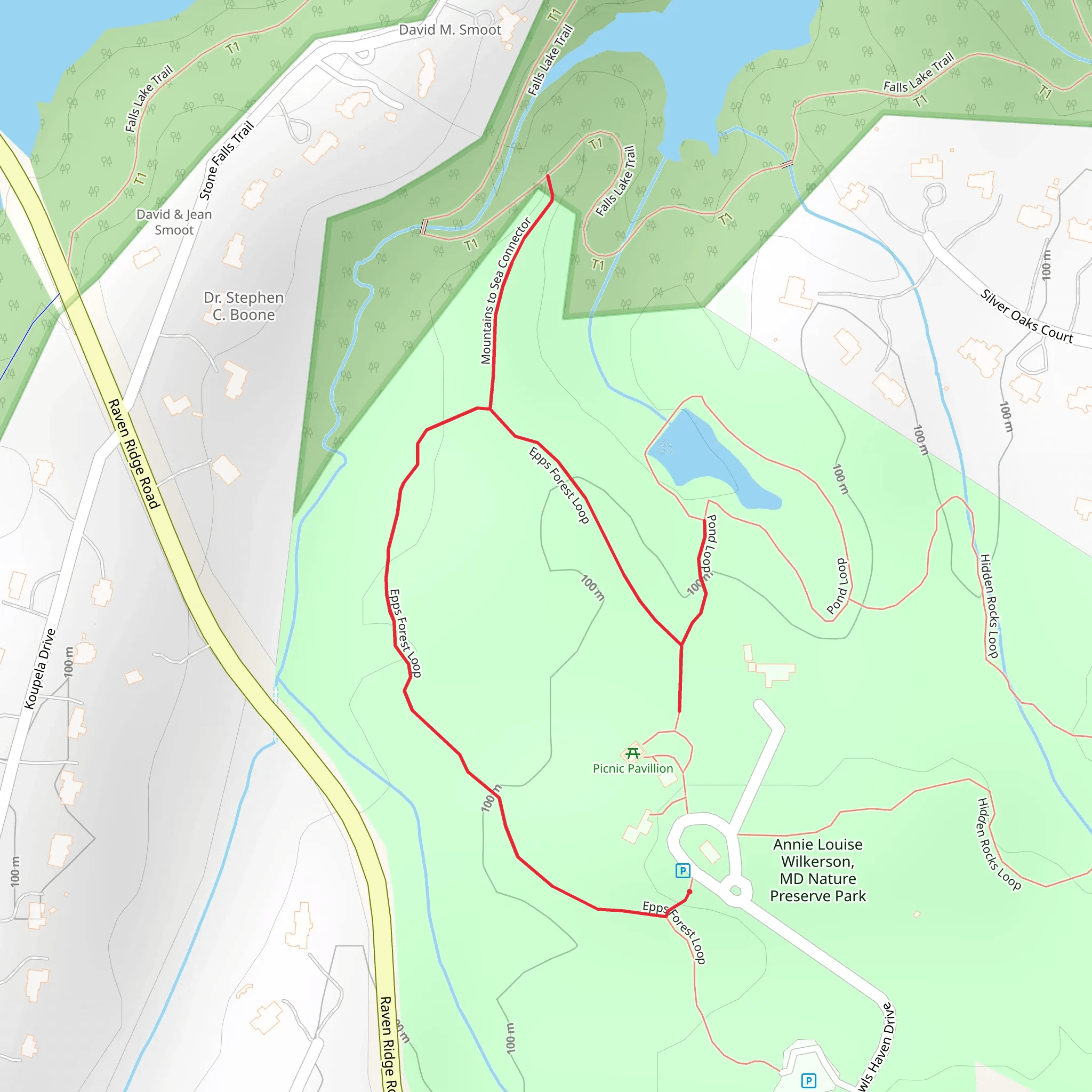Epps Forest mobile static map