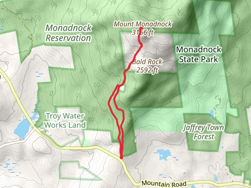 Mount Monadnock and Fassett Brook