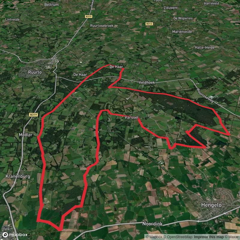 Oude Ruurlose Weg, Oude Zelhemse Weg and Lindese Weg