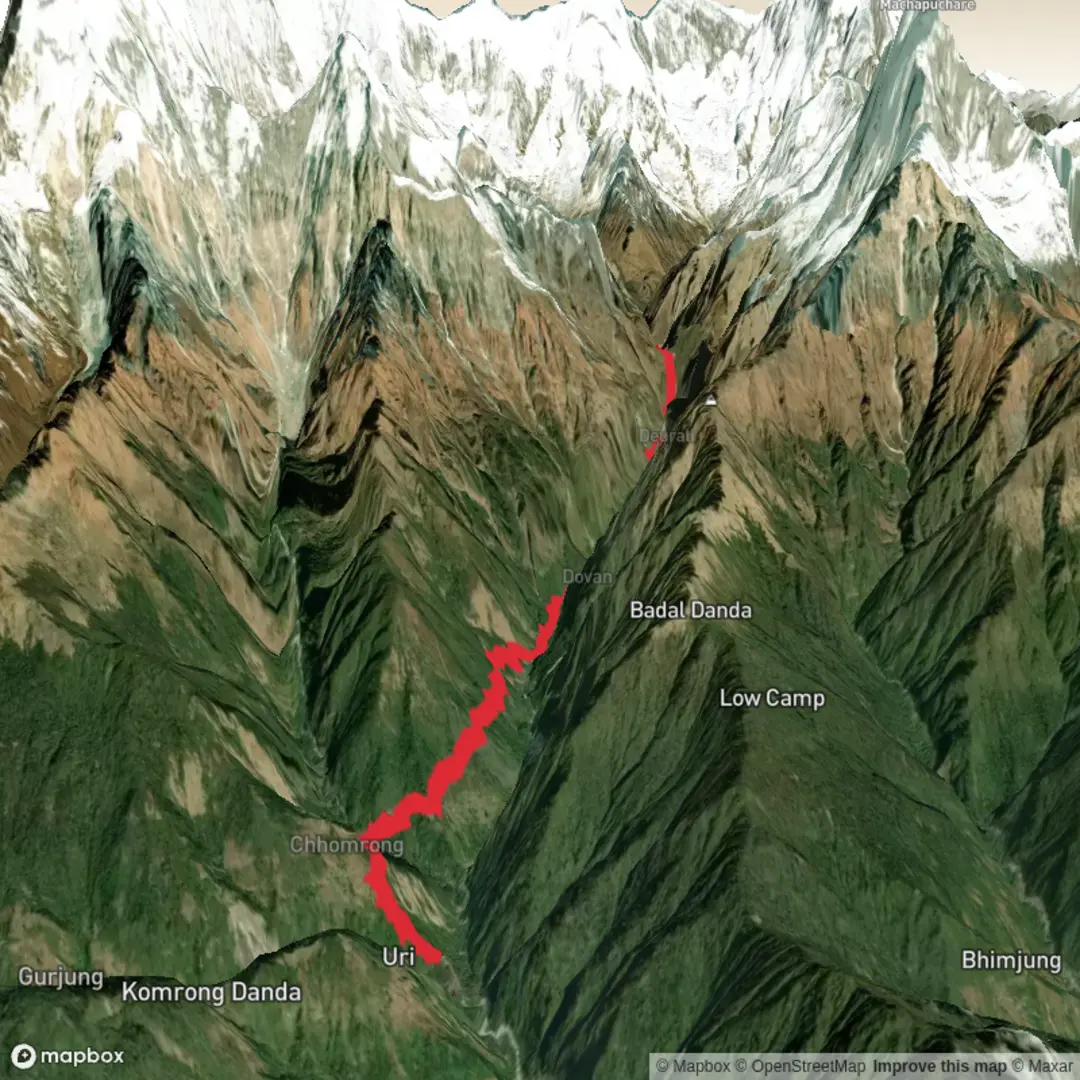 An image depicting the trail South ABC Trail and its surrounding area.