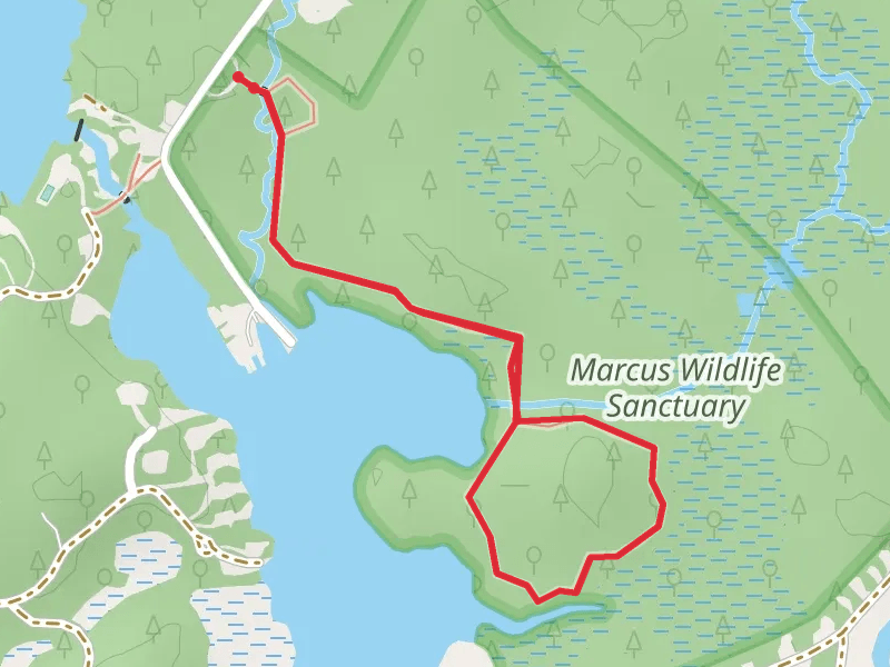 Marcus Wildlife Sanctuary Loop Trail