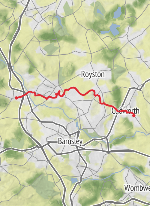 Kexborough to Home mobile static map