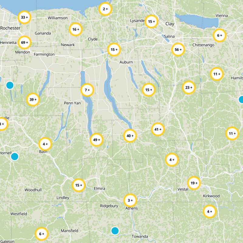 Tompkins County Static Map