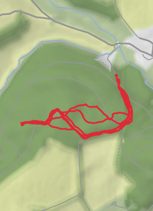 Teignbridge Hiking mobile static map