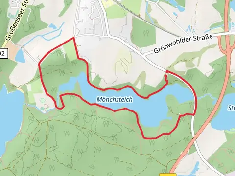 Mönchsteich via Grosser Rundwanderweg Loop