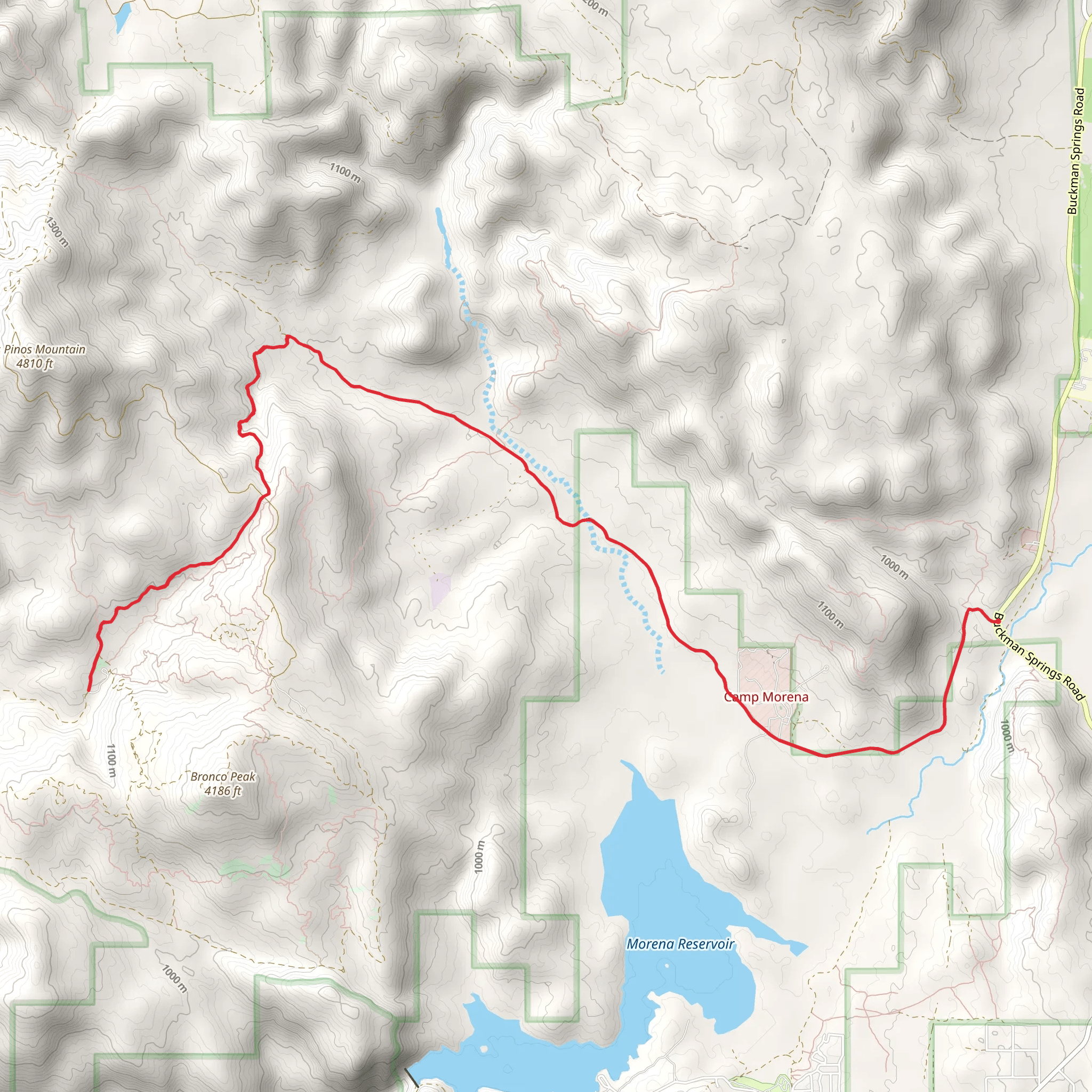 Corral Canyon Road mobile static map
