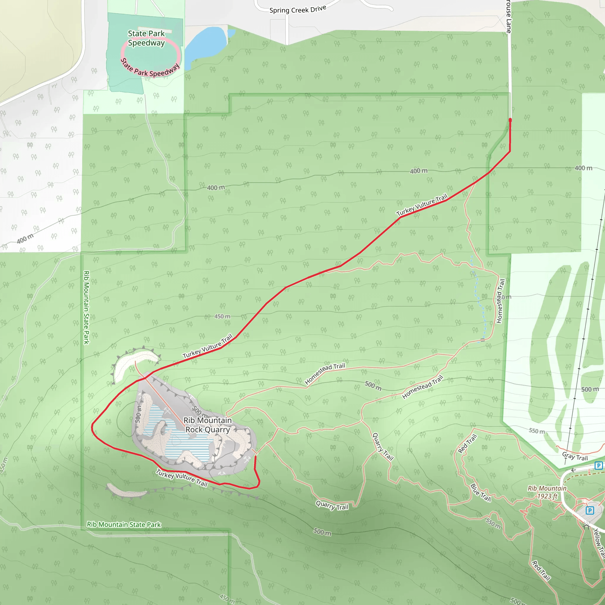 Turkey Vulture Trail mobile static map