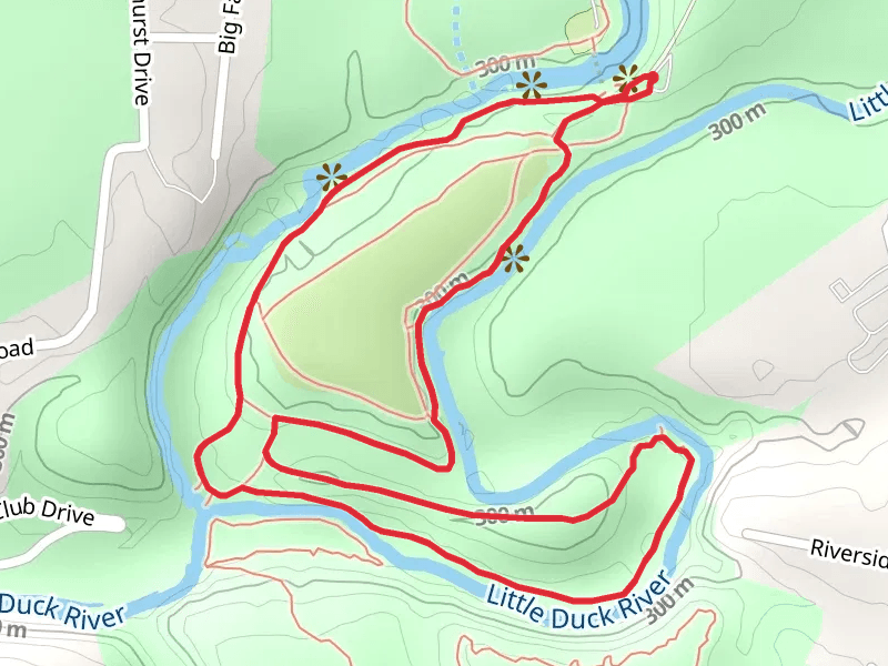 Enclosure Trail, Backbone Trail and Moat Loop Trail