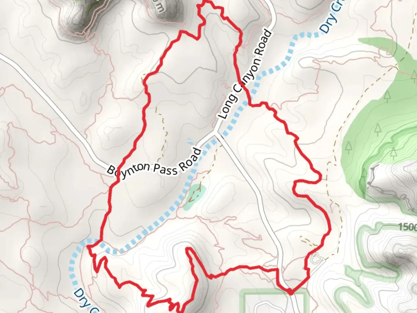 An image depicting the trail Chuckwagon, Yucca and Anaconda Loop Trail and its surrounding area.