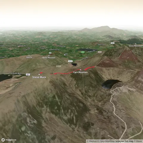 Ott Car Park to Slieve Muck via Carn
