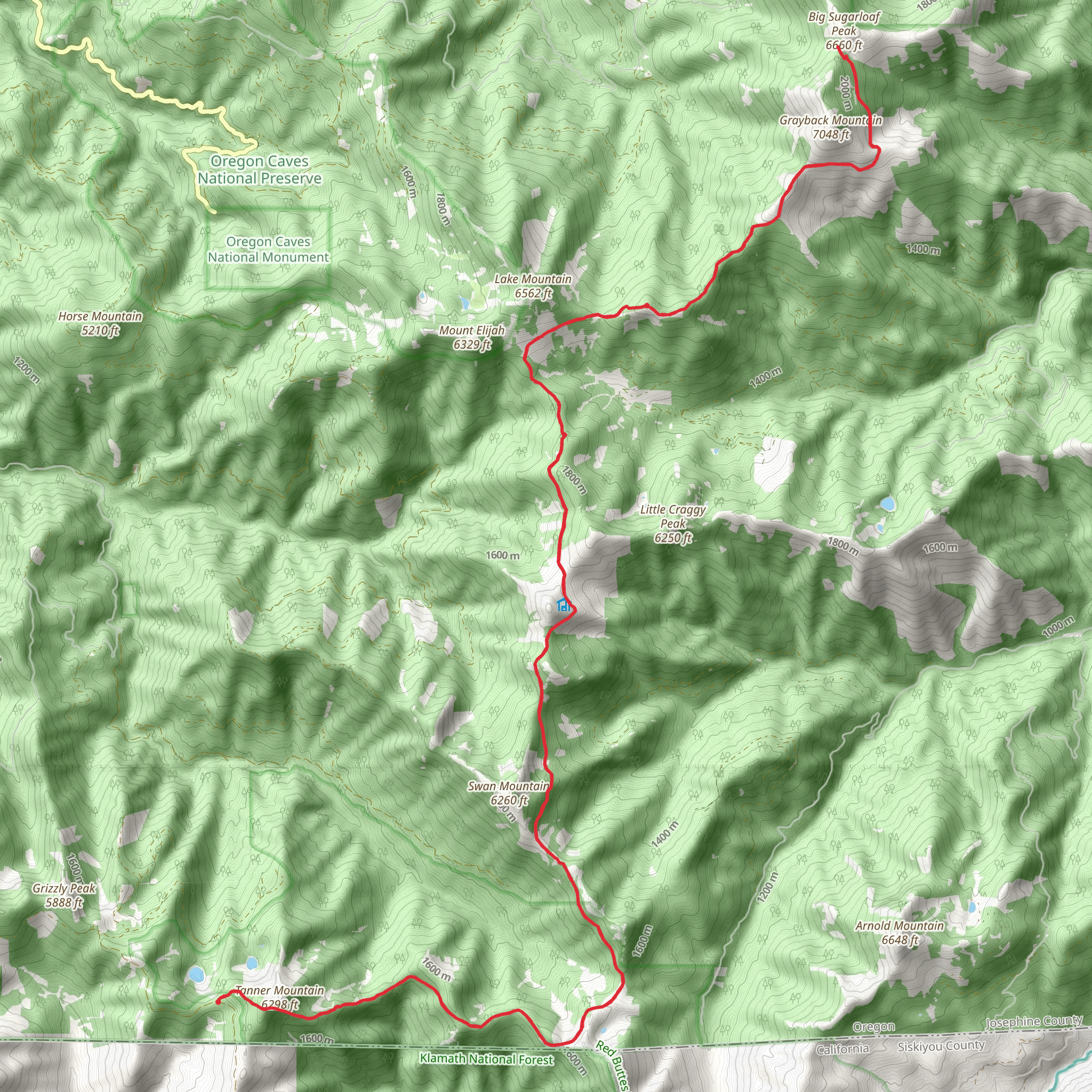 Boundary Trail mobile static map