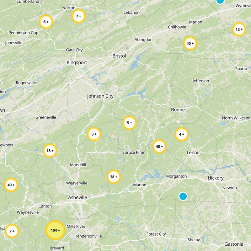 Mitchell County Static Map