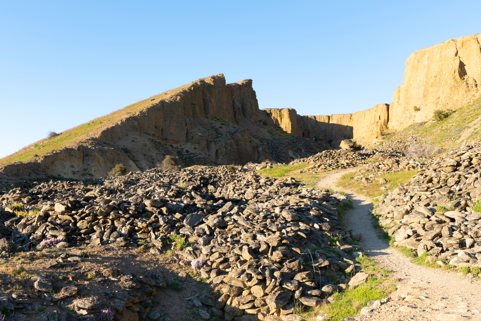 An image depicting the trail Baikie Hut Track and its surrounding area.