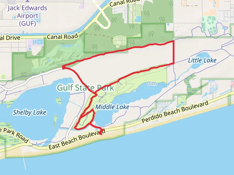 Gulf Oak Ridge Trail and Beach Mouse Bypass Loop